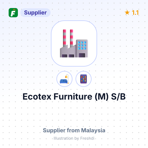 Ecotex Furniture (M) S/B – summary card, no photo uploaded yet