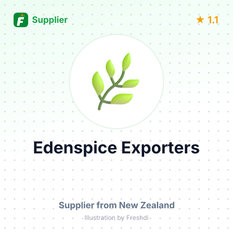 Edenspice Exporters  – summary card, no photo uploaded yet