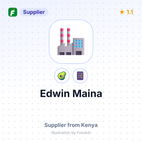 Edwin Maina  – summary card, no photo uploaded yet