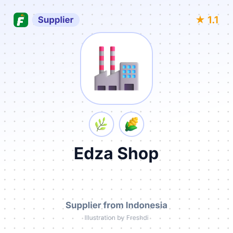 Edza Shop  – summary card, no photo uploaded yet