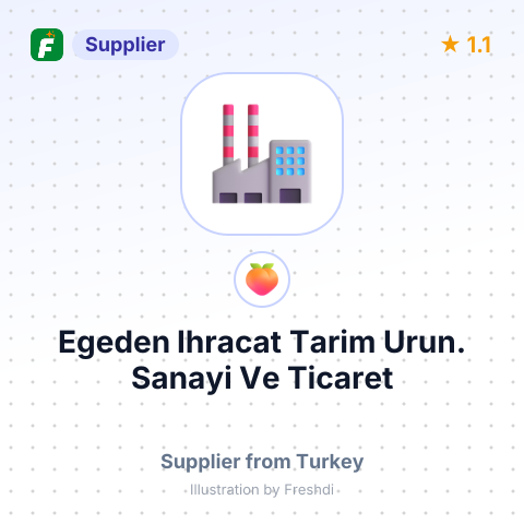 Egeden Ihracat Tarim Urun. Sanayi Ve Ticaret – summary card, no photo uploaded yet