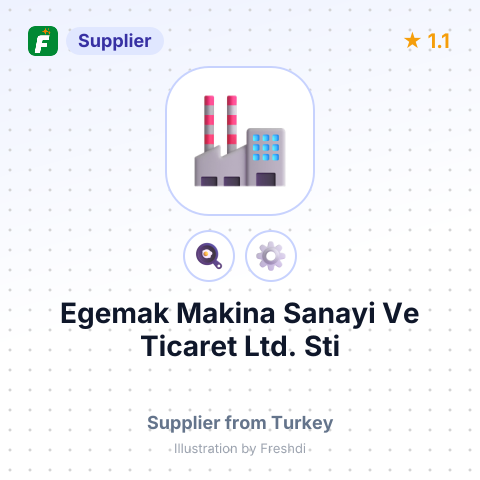 Egemak Makina Sanayi Ve Ticaret Ltd. Sti – summary card, no photo uploaded yet