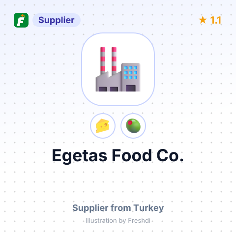 Egetas Food Co. – summary card, no photo uploaded yet