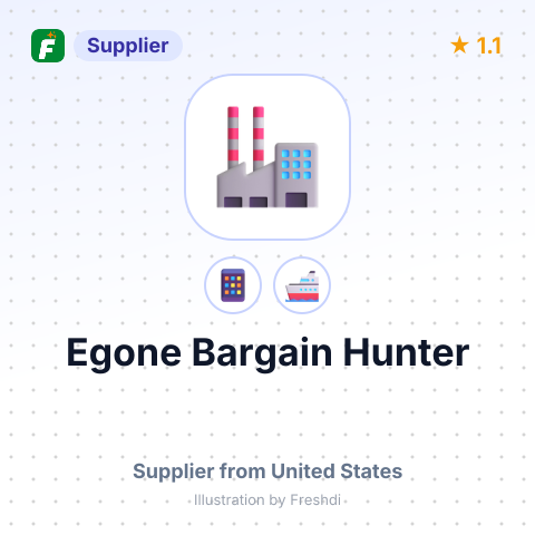 Egone Bargain Hunter – summary card, no photo uploaded yet