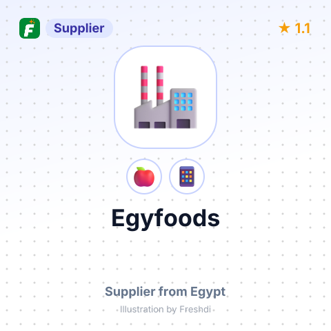 Egyfoods  – summary card, no photo uploaded yet