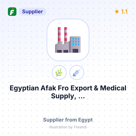 Egyptian Afak Fro Export & Medical Supply, ... – summary card, no photo uploaded yet