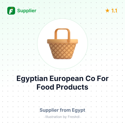 Egyptian European Co For Food Products – summary card, no photo uploaded yet