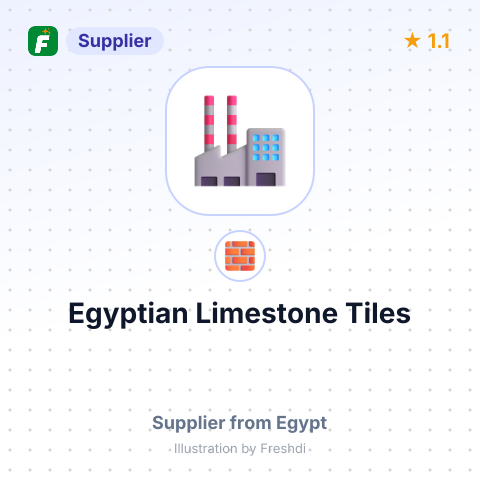 Egyptian Limestone Tiles – summary card, no photo uploaded yet