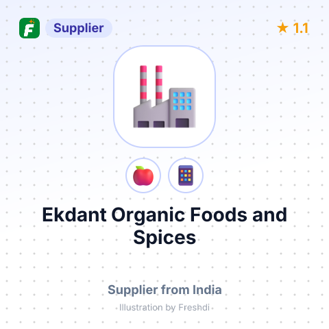 Ekdant Organic Foods and Spices  – summary card, no photo uploaded yet