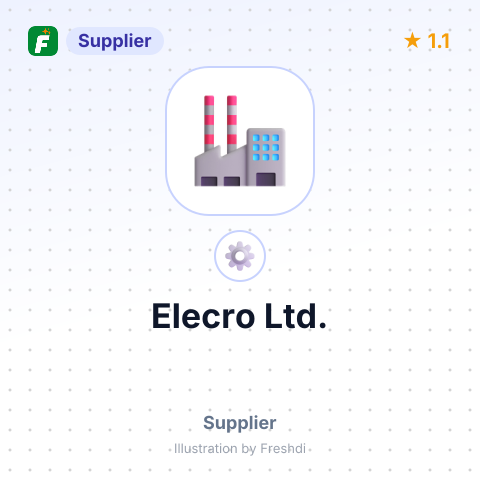 Elecro Ltd. – summary card, no photo uploaded yet