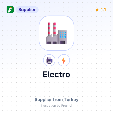 Electro – summary card, no photo uploaded yet