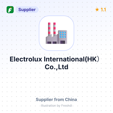 Electrolux International(HK）Co.,Ltd – summary card, no photo uploaded yet