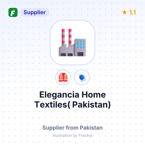 Elegancia Home Textiles( Pakistan) – summary card, no photo uploaded yet