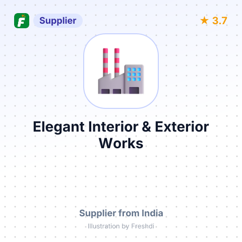Elegant Interior & Exterior Works – summary card, no photo uploaded yet