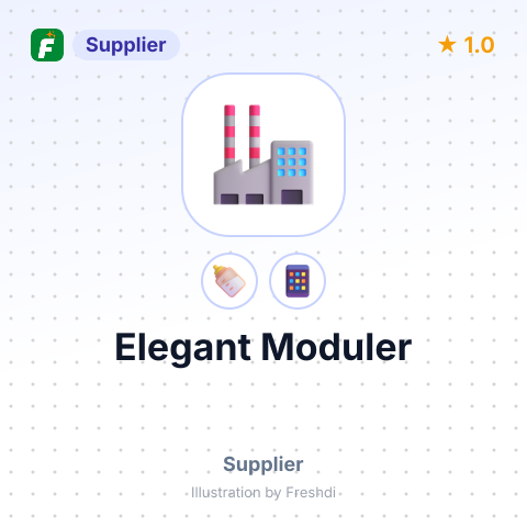 Elegant Moduler – summary card, no photo uploaded yet