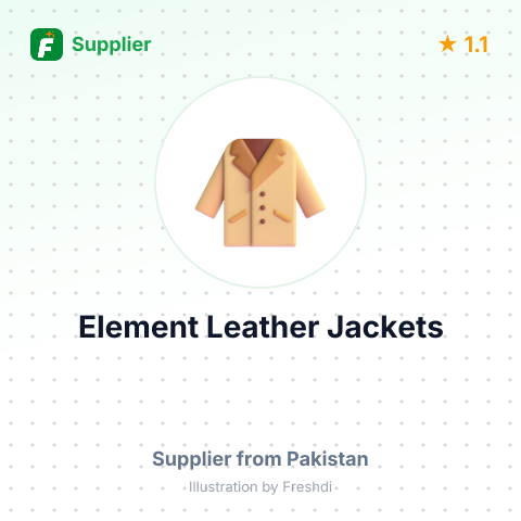 Element Leather Jackets – summary card, no photo uploaded yet