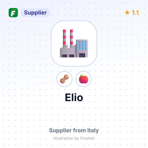 Elio  – summary card, no photo uploaded yet