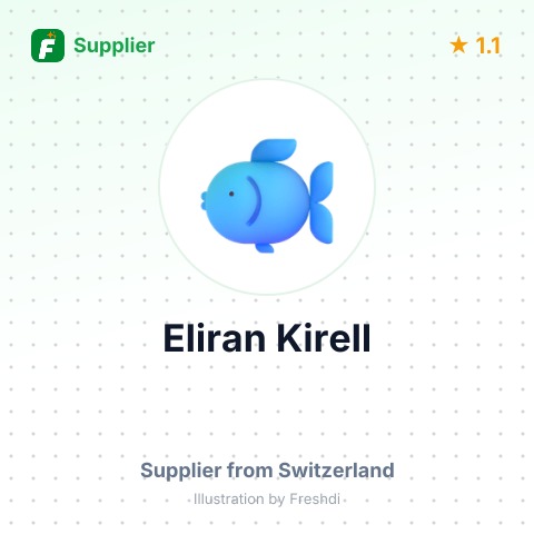 Eliran Kirell – summary card, no photo uploaded yet