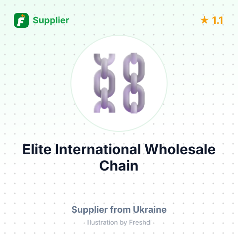 Elite International Wholesale Chain – summary card, no photo uploaded yet