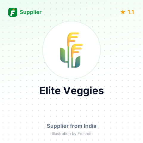 Elite Veggies  – summary card, no photo uploaded yet