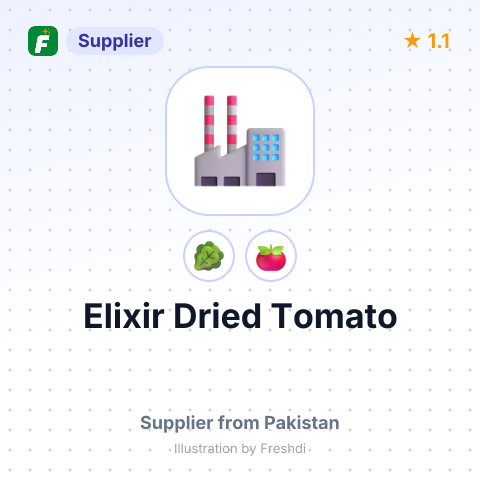 Elixir Dried Tomato – summary card, no photo uploaded yet