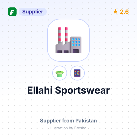 Ellahi Sportswear – summary card, no photo uploaded yet
