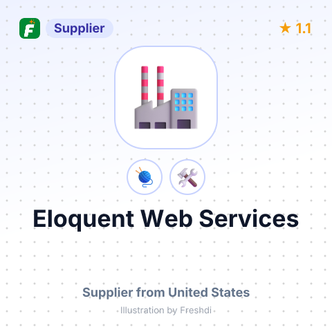 Eloquent Web Services  – summary card, no photo uploaded yet