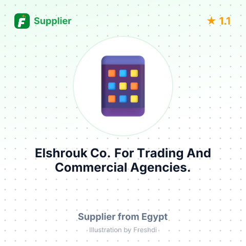 Elshrouk Co. For Trading And Commercial Agencies.  – summary card, no photo uploaded yet