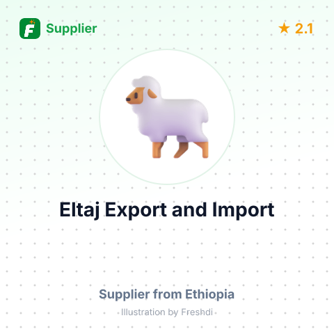Eltaj Export and Import – summary card, no photo uploaded yet