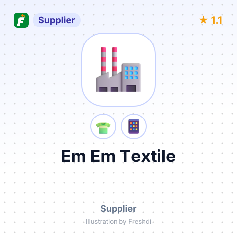 Em Em Textile – summary card, no photo uploaded yet