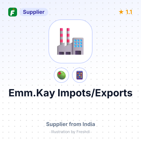 Emm.Kay Impots/Exports – summary card, no photo uploaded yet