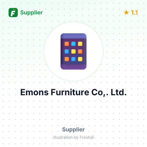Emons Furniture Co,. Ltd. – summary card, no photo uploaded yet