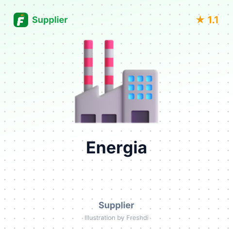 Energia – summary card, no photo uploaded yet