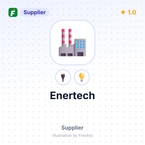 Enertech – summary card, no photo uploaded yet