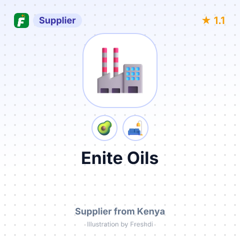 Enite Oils  – summary card, no photo uploaded yet
