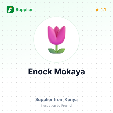 Enock Mokaya  – summary card, no photo uploaded yet