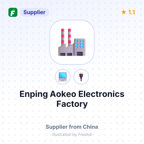 Enping Aokeo Electronics Factory – summary card, no photo uploaded yet