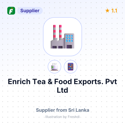 Enrich Tea & Food Exports. Pvt Ltd  – summary card, no photo uploaded yet