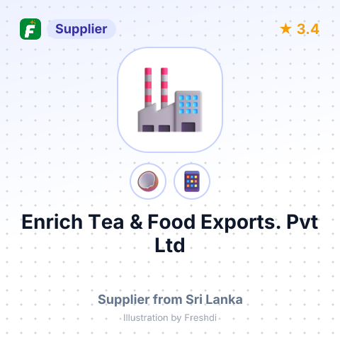 Enrich Tea & Food Exports. Pvt Ltd  – summary card, no photo uploaded yet