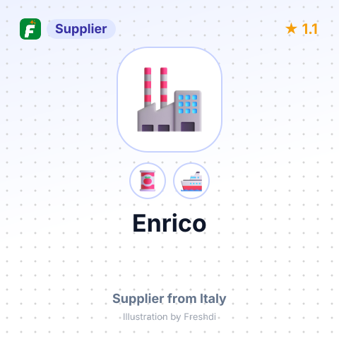 Enrico  – summary card, no photo uploaded yet