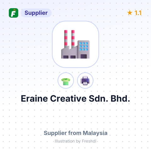 Eraine Creative Sdn. Bhd. – summary card, no photo uploaded yet