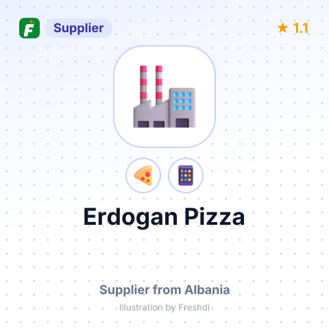 Erdogan Pizza – summary card, no photo uploaded yet