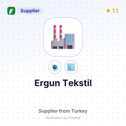 Ergun Tekstil – summary card, no photo uploaded yet