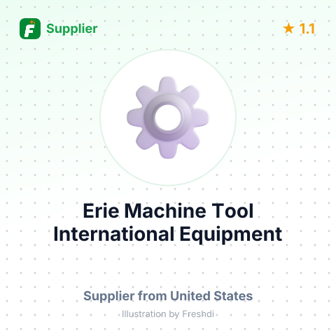 Erie Machine Tool International Equipment – summary card, no photo uploaded yet