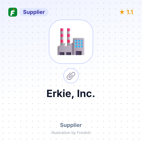 Erkie, Inc. – summary card, no photo uploaded yet