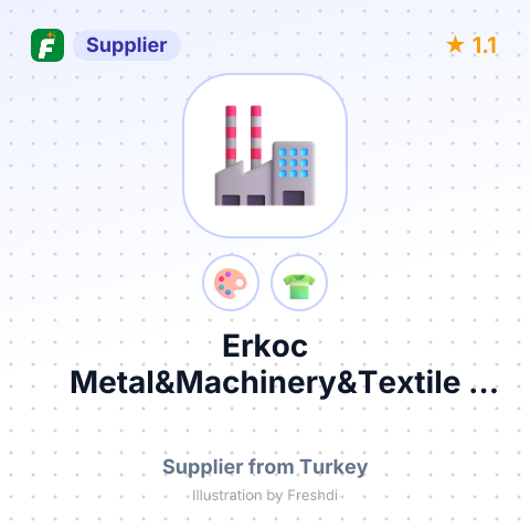 Erkoc Metal&Machinery&Textile Company – summary card, no photo uploaded yet