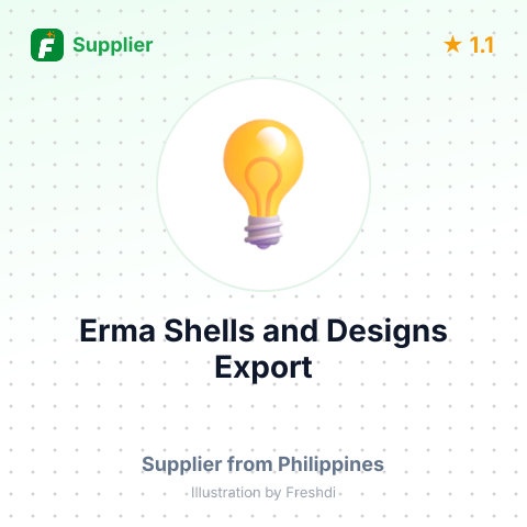 Erma Shells and Designs Export – summary card, no photo uploaded yet