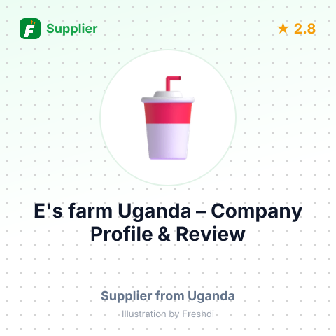 E's farm Uganda – summary card, no photo uploaded yet