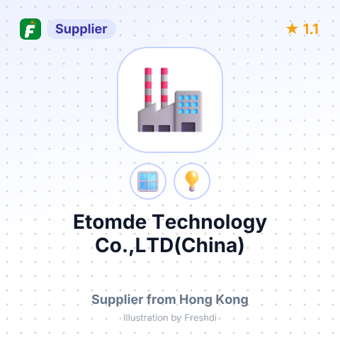 Etomde Technology Co.,LTD(China) – summary card, no photo uploaded yet