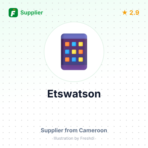 Etswatson – summary card, no photo uploaded yet